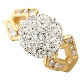 Autre Marque Goldbandring 14K mit Diamant