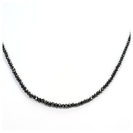 Autre Marque Collana in oro bianco 18K e diamanti