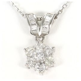 Autre Marque Collana in platino con diamante