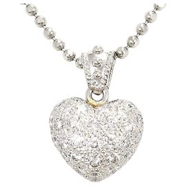 Autre Marque Collana in platino con diamante