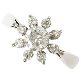 Autre Marque Platin-Diamant-Ehering
