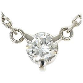 Autre Marque Collana in platino PT850 con diamante
