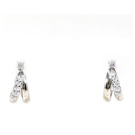 Autre Marque Pendientes colgantes de platino PT900 con diamantes