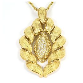 Autre Marque Collana in oro giallo 18K con diamante