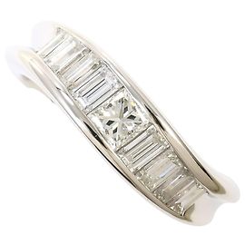 Autre Marque Platin-Diamant-Bandring