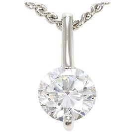 Autre Marque Collana in platino con pendente in diamante