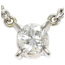 Autre Marque Collana in platino PT850 con diamante