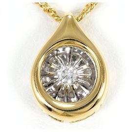 Autre Marque Collana in platino e oro giallo con diamante