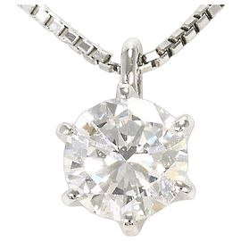 Autre Marque Colar de platina e diamantes