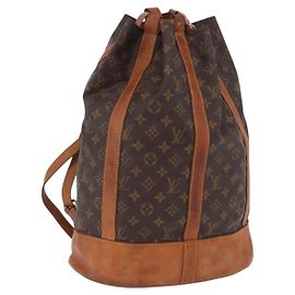 LOUIS VUITTON Monogram Randonnee GM Shoulder Bag M42244 LV Auth 198995
