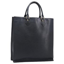 LOUIS VUITTON Epi Sac Plat Hand Bag Black M59082 LV Auth 199392