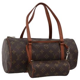 LOUIS VUITTON Monogram Papillon 30 Hand Bag M51385 LV Auth 201884A