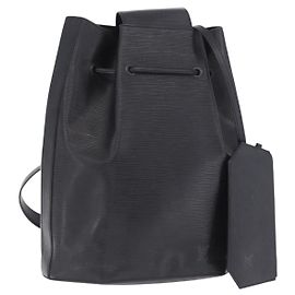 LOUIS VUITTON Epi Sac A Dos Shoulder Bag Black M80153 LV Auth ka6010