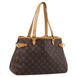 LOUIS VUITTON Monogram Batignolles Horizontal Tote Bag M51154 LV Auth 201006V
