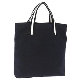 Borsa Tote GUCCI Canvas Navy 123439 Auth bs36820