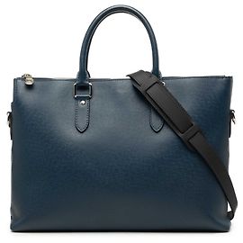 Borsa da Lavoro Louis Vuitton Taiga Anton Soft Briefcase Blu