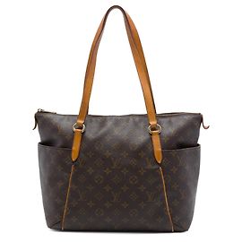 Borsa Tote Louis Vuitton Monogram Totally MM Marrone