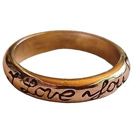 Bague YSL Yves Saint Laurent "I love you" Argent Cœur
