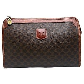 Céline Portafoglio bifold Vintage Celine Monogram Canvas Brown Beige