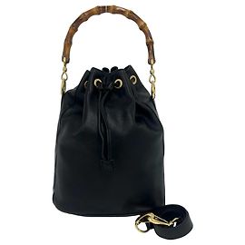 Borsa a tracolla in pelle Old Gucci Bamboo GUCCI