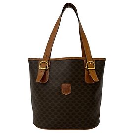 Céline Borsa Tote Celine Vintage Macadam Blazon in pelle