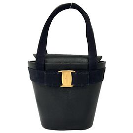 Mini borsa in pelle Salvatore Ferragamo Vintage Vara Ribbon