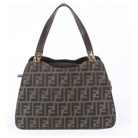 Fendi Zucca Leder-Tote-Bag