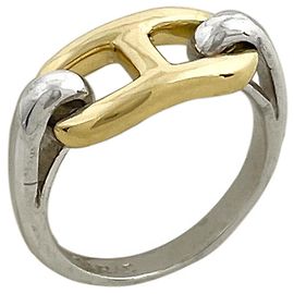 Hermès Hermes HERMES Anillo Chaine d'Ancre