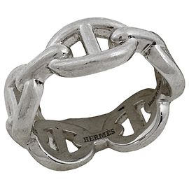 Hermès Hermes HERMES Ring Chaine d'Ancre Enchainée PM