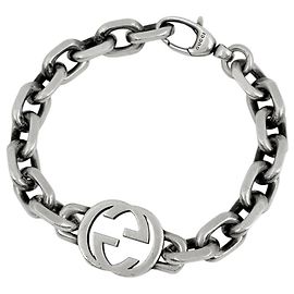 Pulsera de dijes Gucci en plata