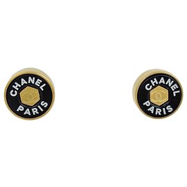 Orecchini a lobo Chanel placcati in oro