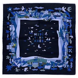 Hermès Foulard Hermes Petit Carré MEDITERRANEE