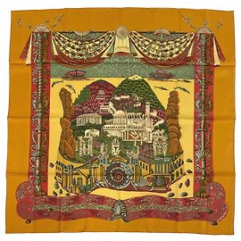 Hermès Pañuelo de seda Hermes Carre 90 L'ATLANTIDE