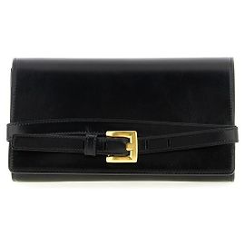 Balmain Portafoglio con catena in vitello
