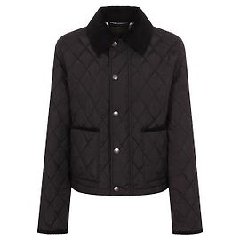 Burberry quilted nylon jacket black