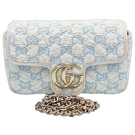 Gucci Mini borsa a tracolla GG Marmont in tweed
