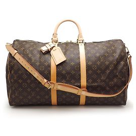 Louis Vuitton Keepall Bandoulière 55 Boston Bag