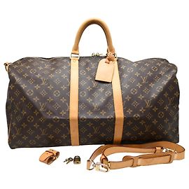 Louis Vuitton Keepall Bandoulière 55 Boston Bag