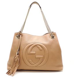 Bolso de hombro para mujer Gucci Interlocking G Soho Chain