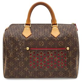 Bolso Louis Vuitton Monogram Perforated Speedy 30