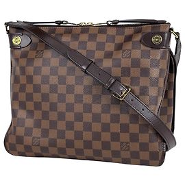 Borsa a tracolla Louis Vuitton Duomo in tela Damier