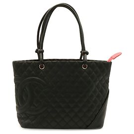CHANEL Cambon Line Große Tote Schultertasche