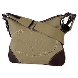 Sac à épaule Prada marron
