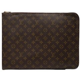 Louis Vuitton Brown Monogram Poche Documents Portfolio