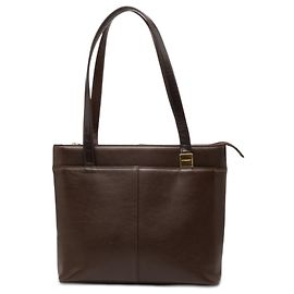 Borsa Tote Burberry in pelle marrone