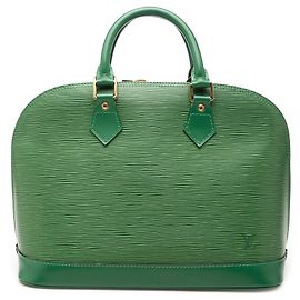 Louis Vuitton Green Epi Alma PM
