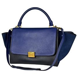 Céline Celine Trapeze Lederhandtasche Two-Way