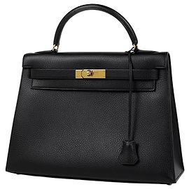 Hermès Borsa Hermes Kelly 32 in Nero