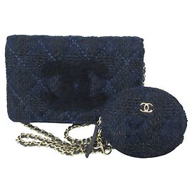 Borsa Chanel Matelassé Coco Mark con pochette