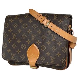 Bolso de hombro Louis Vuitton Monogram Brown Cartouchiere